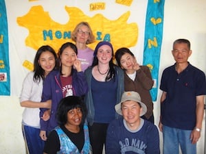 Group of people in Mongolia