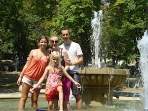 Family in Hungary