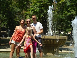 Family in Hungary