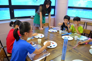 Mitzie's students painting