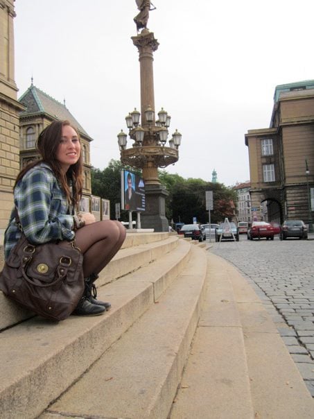 Abigail exploring Prague on the weekends!