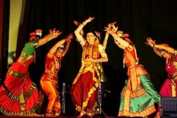 Simon knight Kuchipudi International student cultural show