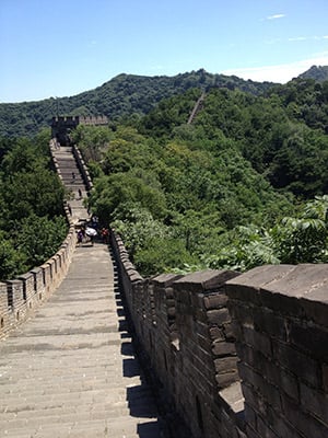 Amazing and breathtaking views from the Great Wall at Mutianyu.
