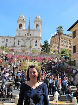 rosanna Graziani spanish steps 