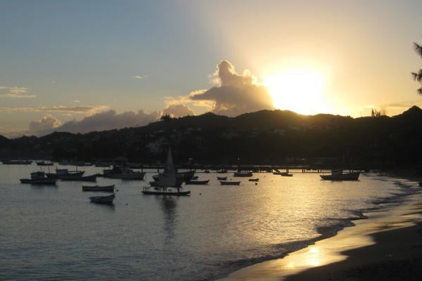 A beautiful beach in Búzios, Brazil, near Rio