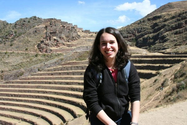 Rachel hanging out in Cusco, Peru