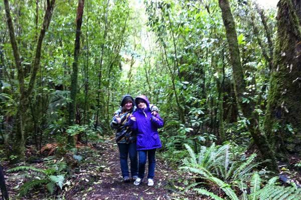 Kelley and Jaime during their trip to New Zealand