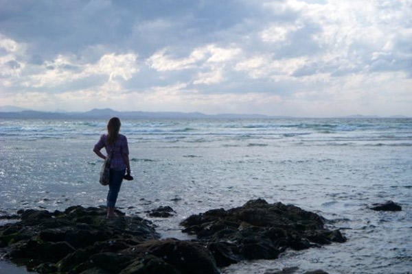 Sarah, enjoying the beauty of Australia's Gold Coast