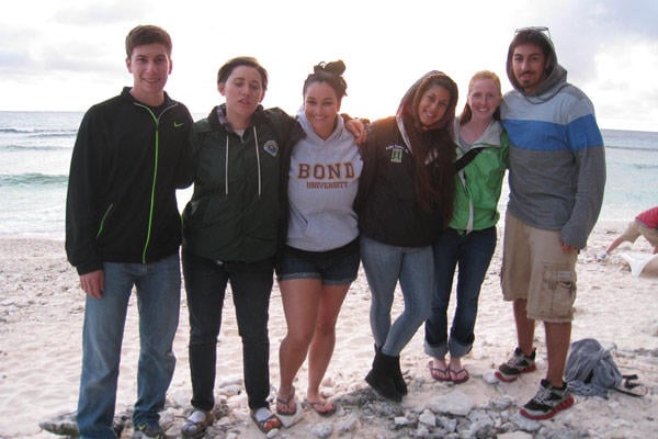 Jason and some friends in Queensland, Australia