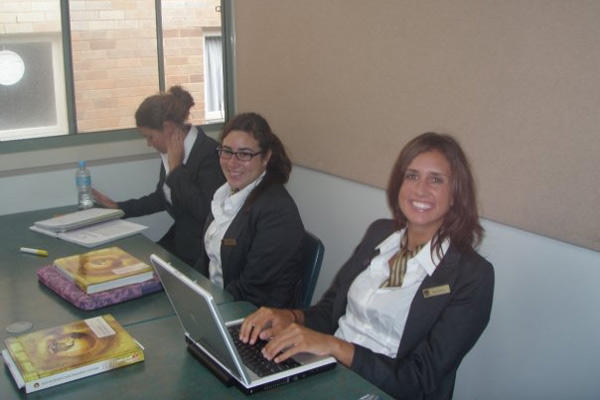 Loren and classmates at the ICM Sydney