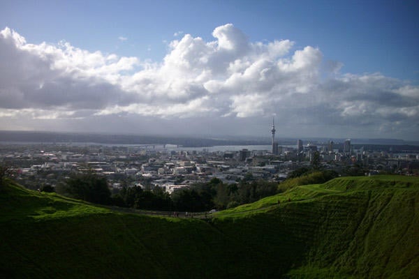 A View of Auckland from Mt. Eden