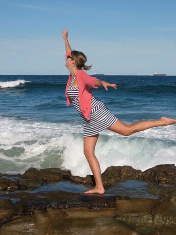 Lindsey at Newcastle Beach