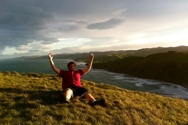 Alexander enjoying life in New Zealand!