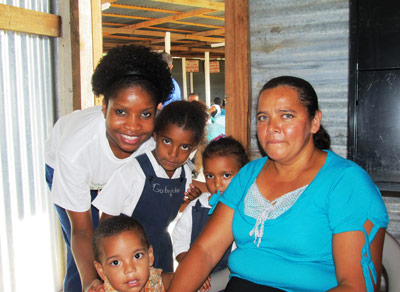Host family in Honduras