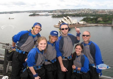 caitlyn bungy jump sydney opera australia