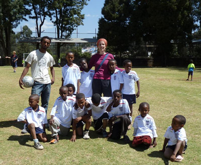 Work with children in Ethiopia