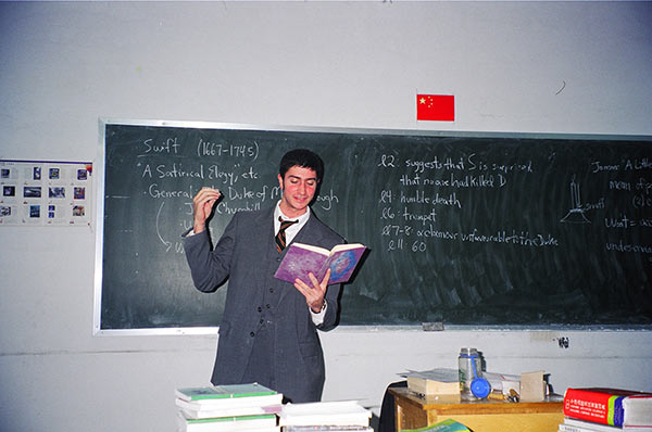 Teaching in northern China, 2000