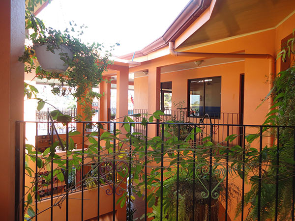 The view of a TEFL classroom from across the way, outside of my room at Papa's P