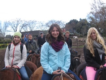 Emily Tassin horseback riding