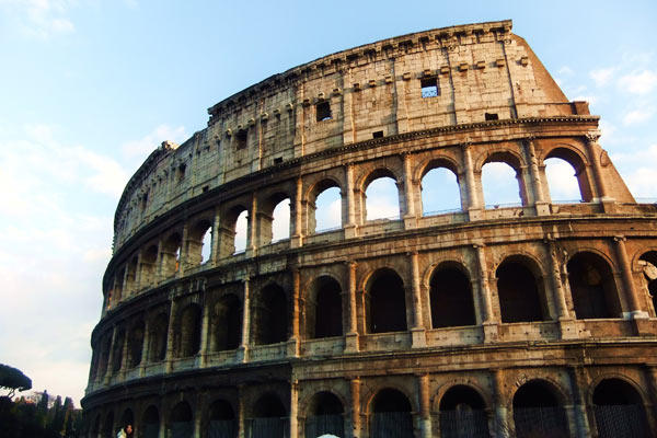 Britani also got to visit the Coliseum