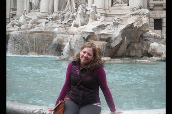 Meredith enjoying her time in Rome, Italy with AIFS