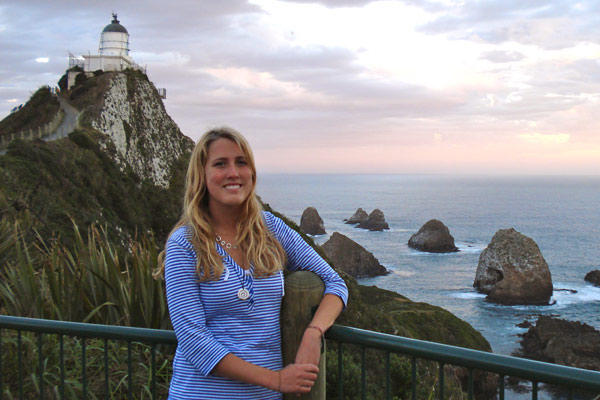 Kelley enjoying her time in New Zealand