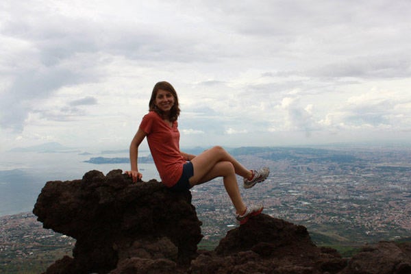 Savannah studying abroad in Italy