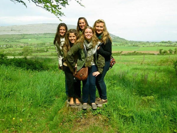 Visiting Ireland with friends while studying abroad