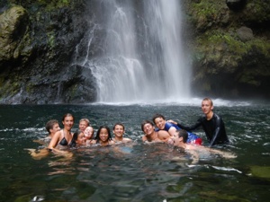 Nick and friends in the Caribbean!