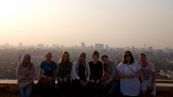 ITTT TEFL students and staff on a trip to Cairo