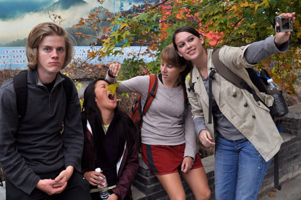 Fun and laughter while studying abroad in China.