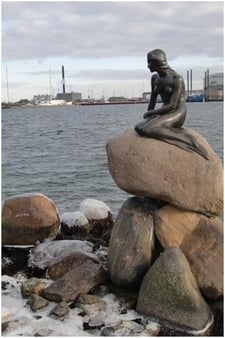 Little Mermaid statue in Denmark Little Mermaid statue in Denmark