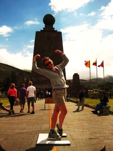 Kelsey during her study abroad in Quito, Ecuador!