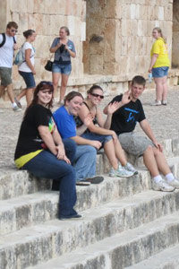Students studying abroad in Merida, Mexico