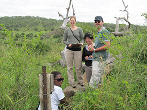 Wildlife Act volunteers in the field