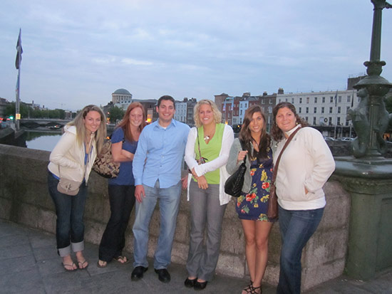 With friends in Ireland