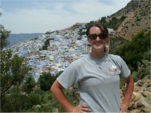 Amanda during her study abroad in Morocco!