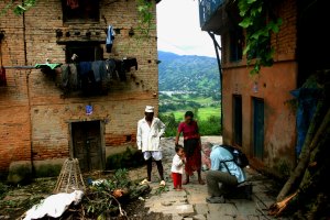 The Namaste experience with the little girl.