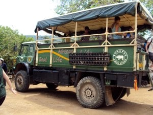 The truck used by the leap (unfortunately without Edward!)