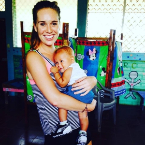 woman holding a baby in nicaragua