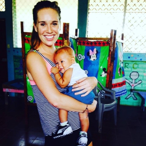 woman holding a baby in nicaragua 