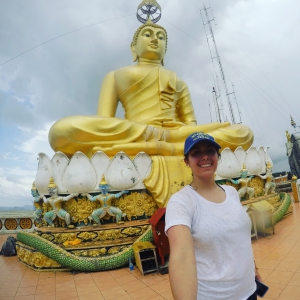 Temple visits in Thailand