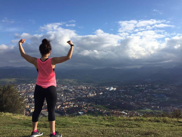 conquering a hike 