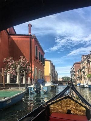 gondola ride in venice