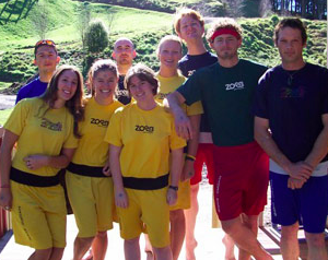 A group of ISV volunteers in New Zealand
