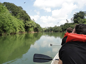 Chilling out on the river, surrounded by crocs and howler monkeys