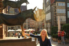 Nicole and her 'dog'!