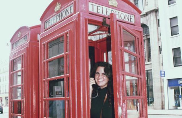 London phone booth