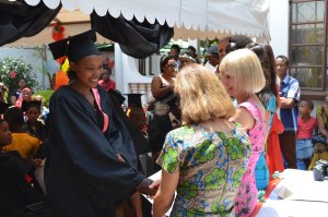 Zuwena at graduation