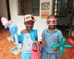 Fun with the neighborhood kids